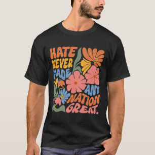 Anti Trump Floral Democrat President Liberal T-Shirt