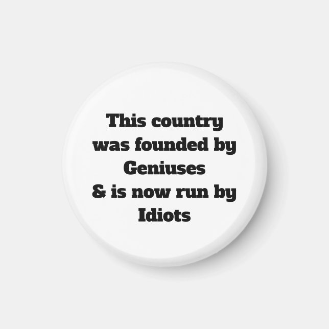 Anti-Trump Funny Political Humour Democrat Liberal Magnet (Front)