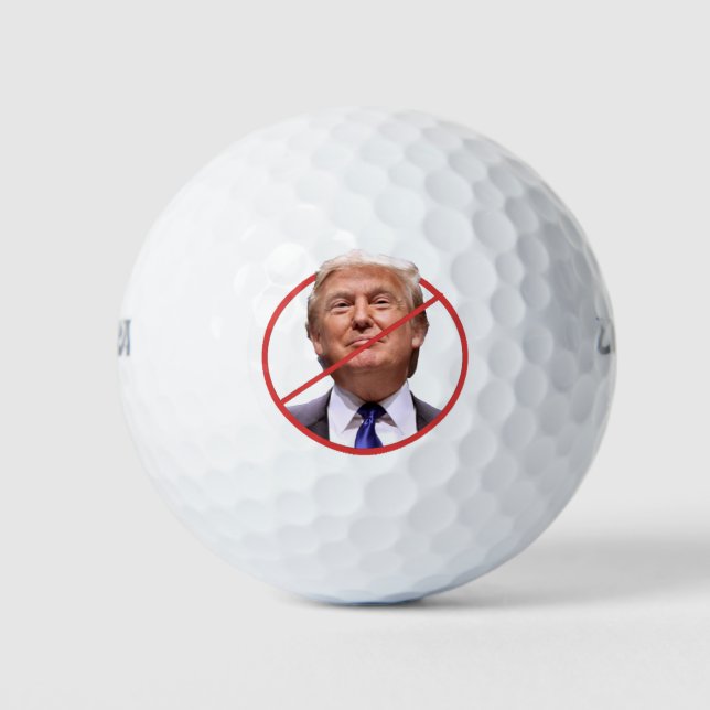 Anti Trump Golf Balls (Front)