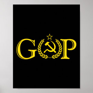Anti Trump Gop _ Russian Republican _ Political Poster