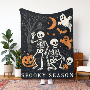 Anti Trump Halloween Skeleton FDT Trump Halloween Fleece Blanket