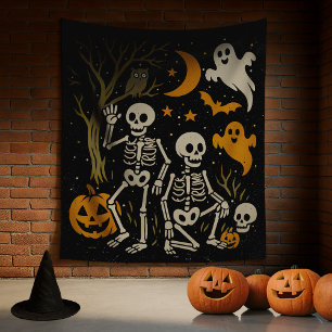 Anti Trump Halloween Skeleton FDT Trump Halloween Tapestry