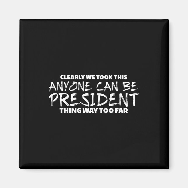 Anti Trump Hate Long Sleeve  Magnet (Front)