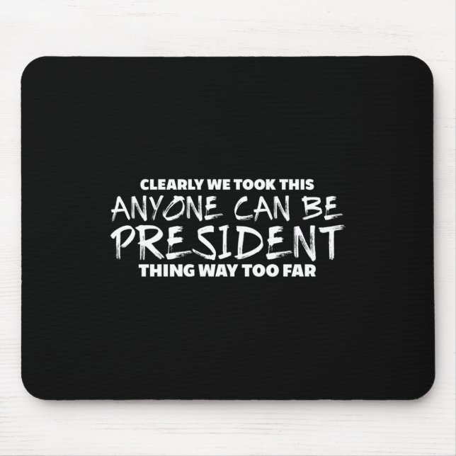 Anti Trump Hate Long Sleeve  Mouse Mat (Front)