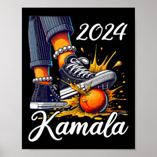 Anti-trump Kamala Harris 2024 Poster
