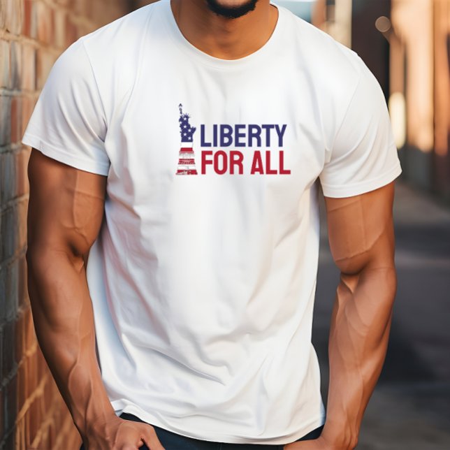 Anti-Trump merch protest flag blue red T-Shirt (Creator Uploaded)