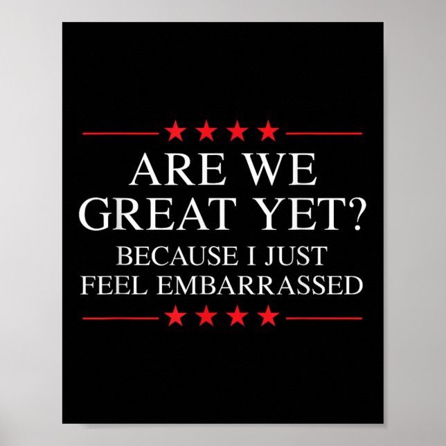 Anti Trump Merchandise For Liberals &amp; Poster (Front)