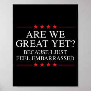 Anti Trump Merchandise For Liberals And Progressiv Poster