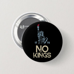 Anti Trump No Kings Protest Quote 6 Cm Round Badge
