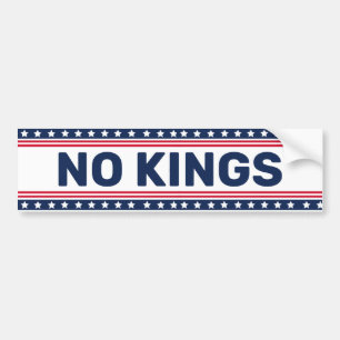 Anti Trump No Kings Protest Resist Bumper Sticker