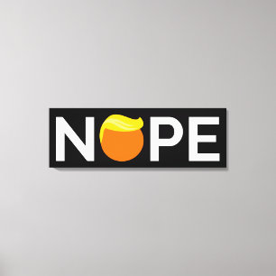 Anti-Trump - Nope Edition Canvas Print
