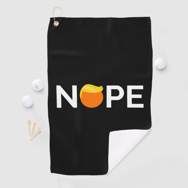 Anti-Trump - Nope Edition Golf Towel (InSitu)