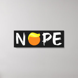 Anti-Trump - Nope Edition II Canvas Print