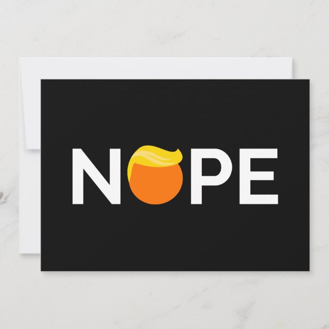 Anti-Trump - Nope Edition Invitation (Front)