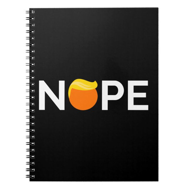 Anti-Trump - Nope Edition Notebook (Front)