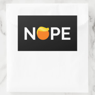 Anti-Trump - Nope Edition Rectangular Sticker