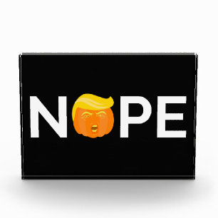 Anti-Trump - Nope Halloween Edition I Photo Block