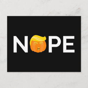 Anti-Trump - Nope Halloween Edition I Postcard
