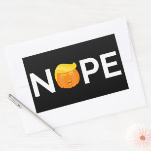 Anti-Trump - Nope Halloween Edition I Rectangular Sticker