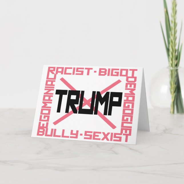 Anti-Trump Note Cards (Front)