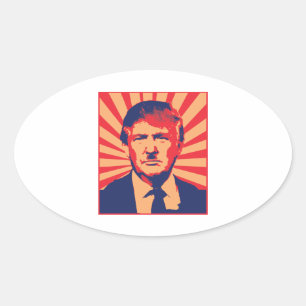 Anti-Trump Oval Sticker