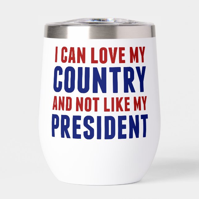 Anti Trump Patriotic Not My President (Front)