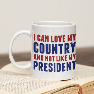 Anti Trump Patriotic Not My President Coffee Mug