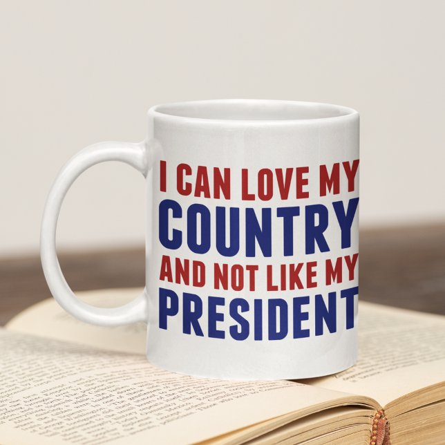 Anti Trump Patriotic Not My President Coffee Mug (Creator Uploaded)