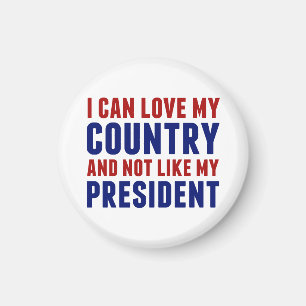 Anti Trump Patriotic Not My President Magnet