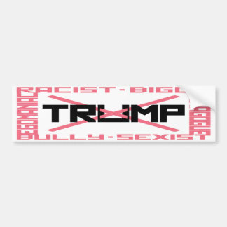 Anti-Trump Pink Bumper Sticker