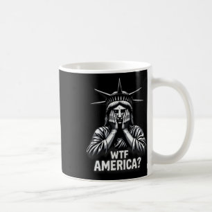 Anti-trump Political And Democracy Wtf America 3 Coffee Mug