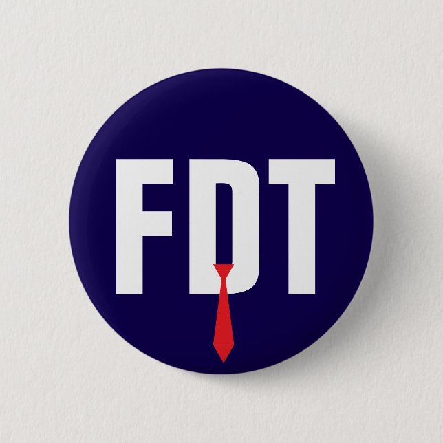 Anti-Trump Political Opinion 6 Cm Round Badge (Front)