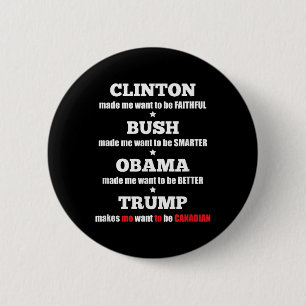 Anti Trump Political Tee For Independents And 6 Cm Round Badge