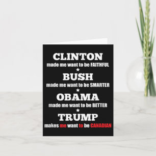 Anti Trump Political Tee For Independents And Card