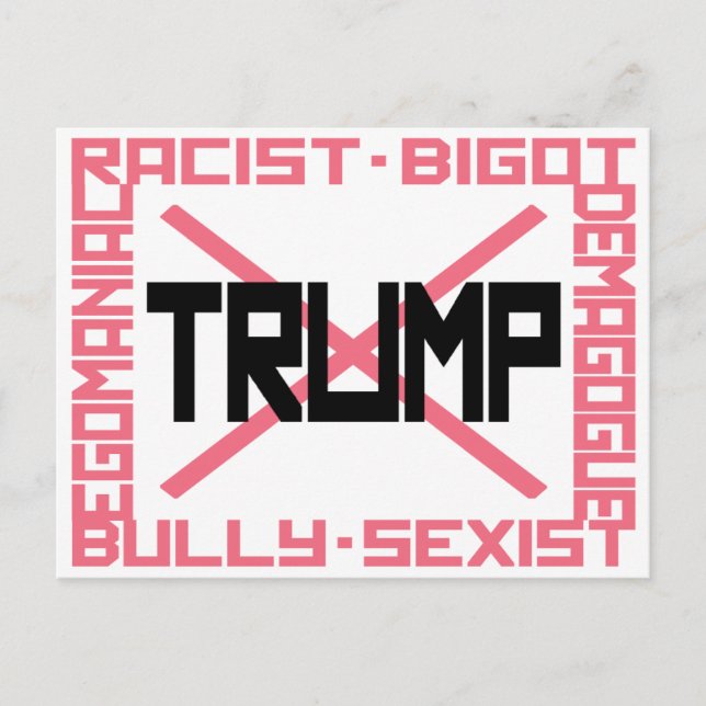 Anti-Trump Postcard (Front)