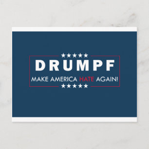 Anti-Trump Postcard