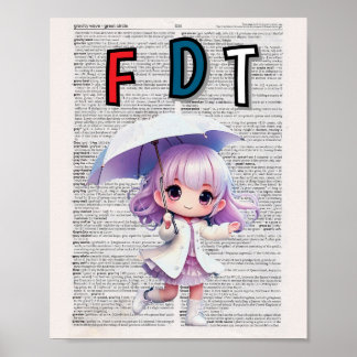 Anti Trump print (dictionary page)