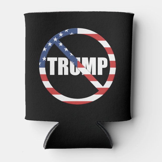 Anti-Trump Pro-Democracy Can Cooler (Front)