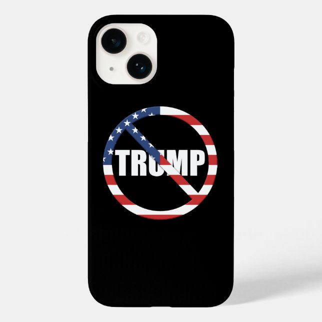 Anti-Trump Pro-Democracy Case-Mate iPhone Case (Back)