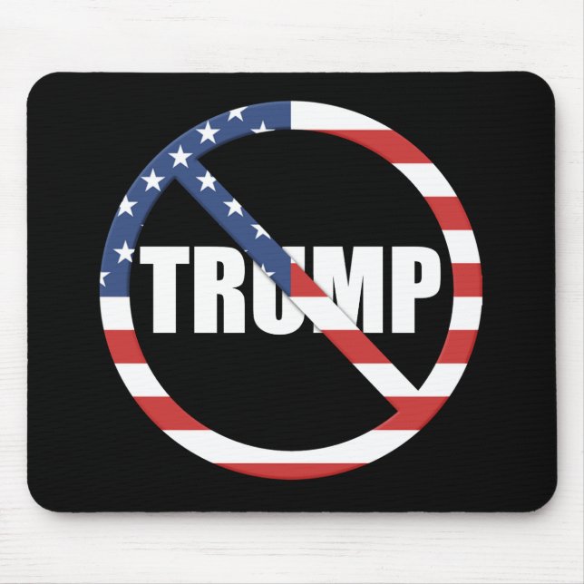 Anti-Trump Pro-Democracy Mouse Mat (Front)