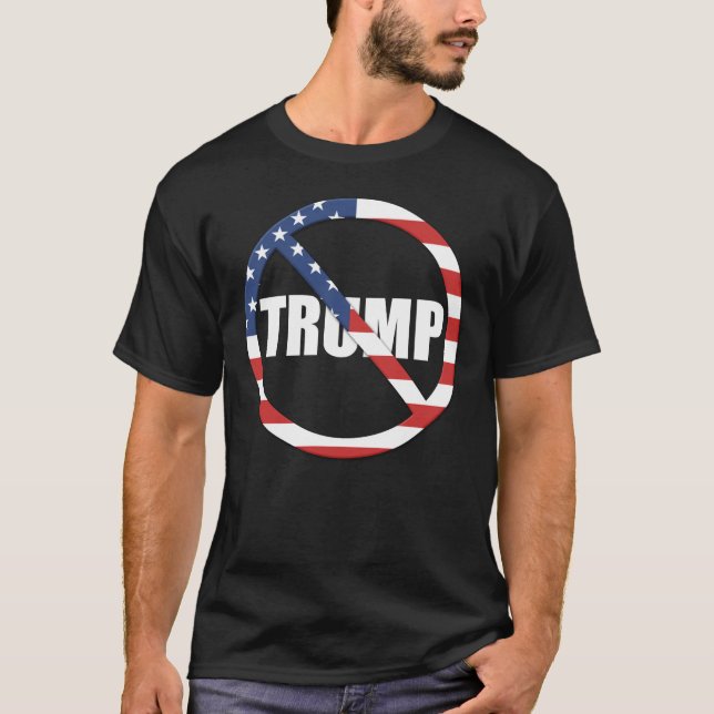 Anti-Trump Pro-Democracy T-Shirt (Front)