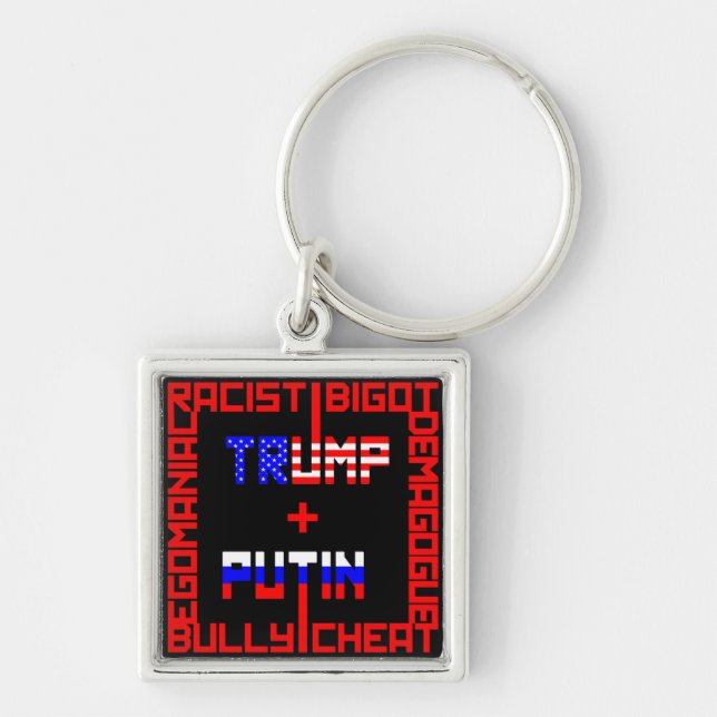 Anti Trump+Putin Key Ring (Front)