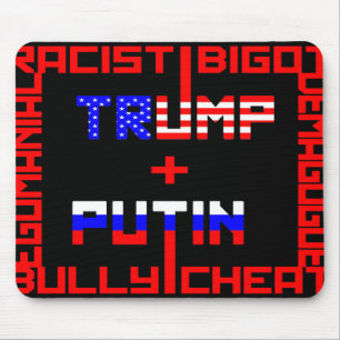 Anti Trump+Putin Mouse Mat