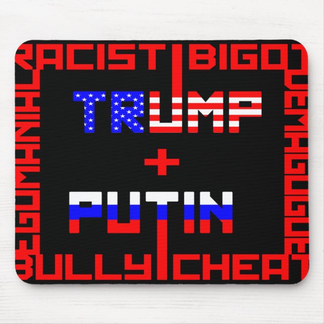 Anti Trump+Putin Mouse Mat (Front)