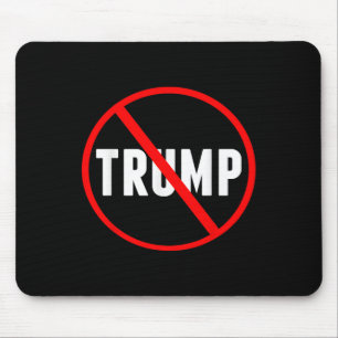 Anti Trump Red Circle X Political Mouse Mat