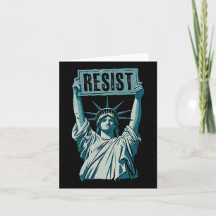 Anti-trump Resist Not My President Card
