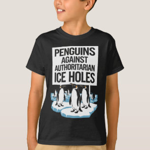 Anti Trump Resist Penguins Against Authoritarian I T-Shirt