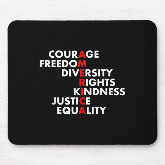 Anti Trump Resist Political  Mouse Mat (Front)