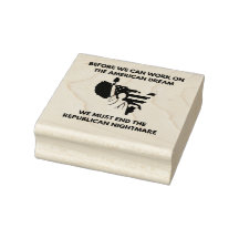 Anti Trump Rubber Stamp