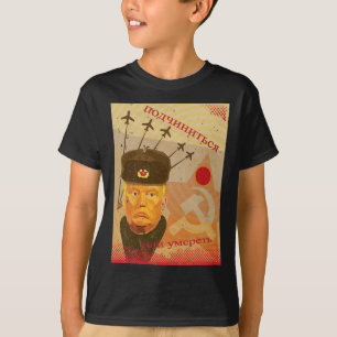 Anti-trump Russia Propaganda Poster Resist Novelty T-Shirt